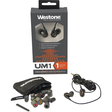 Audifonos Westone Um1 Color Ahumado Monitores In-ears De Respuesta Plana